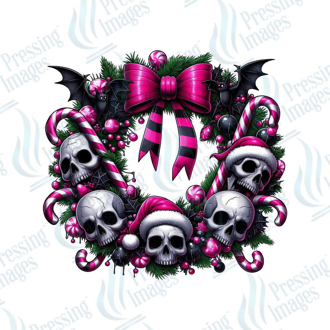 UVD 1916 Skull wreath - Pressing Images