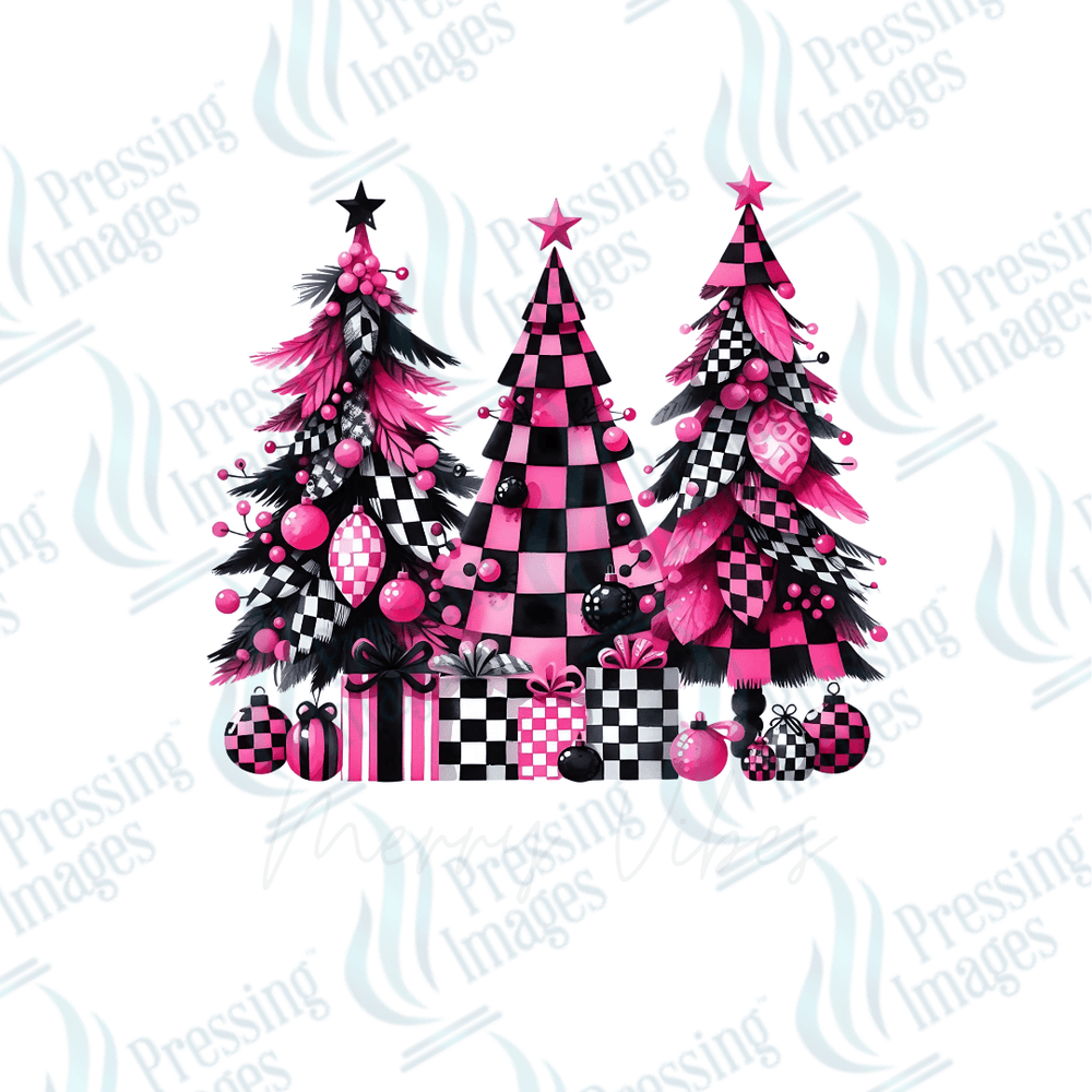 UVD 1928 Pink Trees - Pressing Images