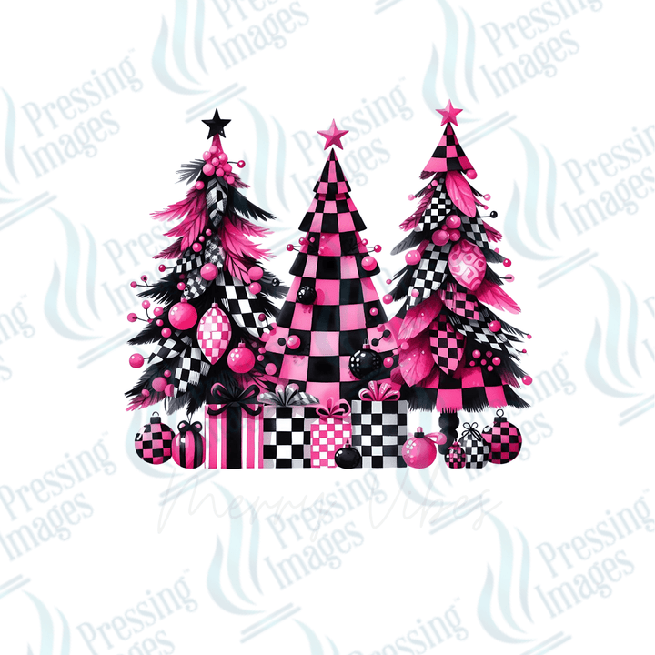 Pink Trees Merry Vibes | Pressing Images (#1928)