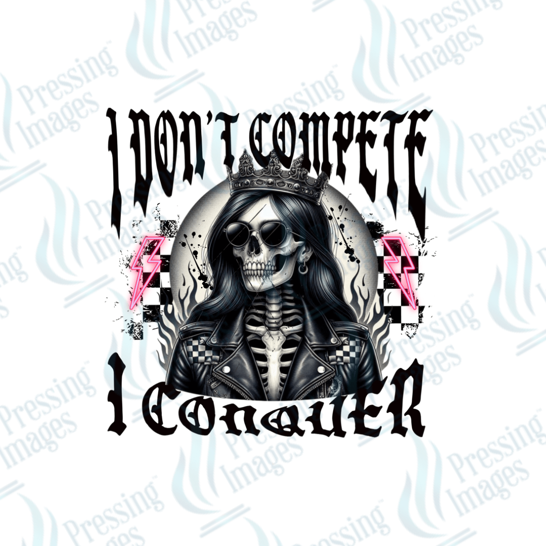 UVD 1961 I don't compete I conquer - Pressing Images