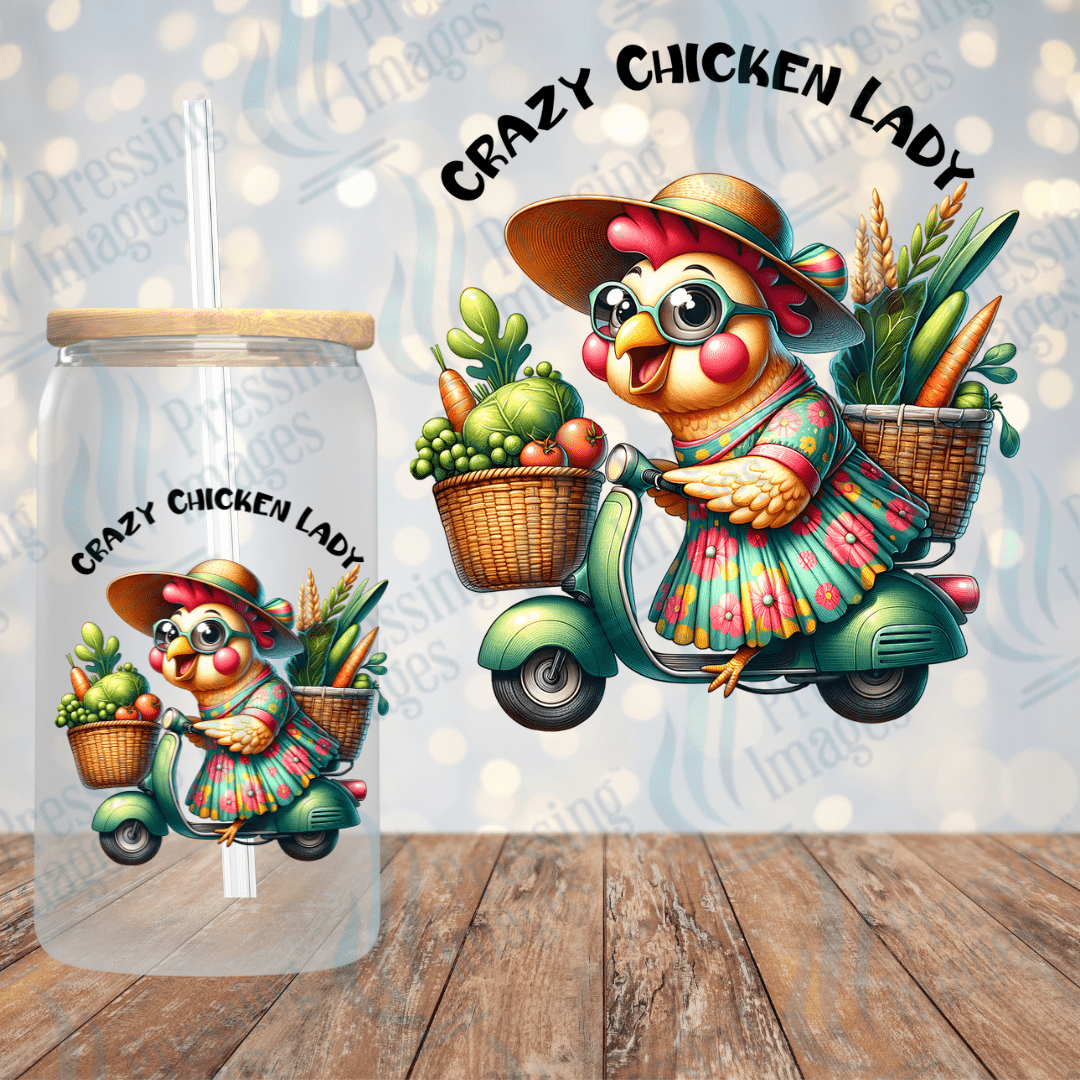 UVD 1975 Crazy chicken lady - Pressing Images