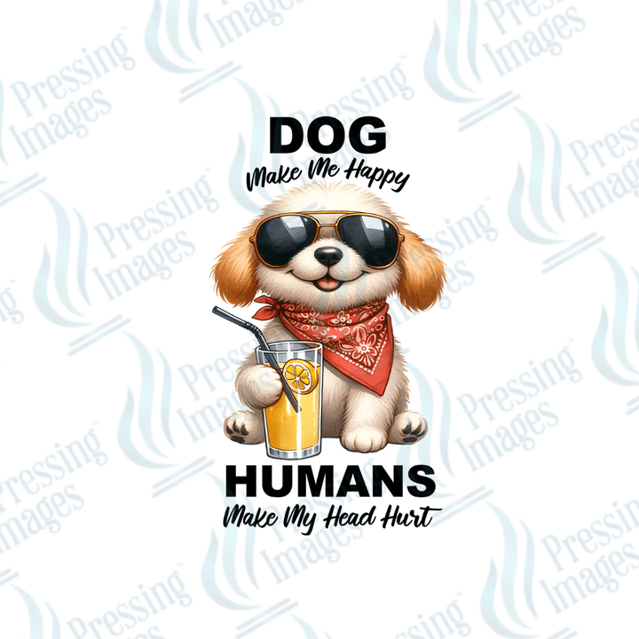 UVD 1977 Dog makes my life happy - Pressing Images