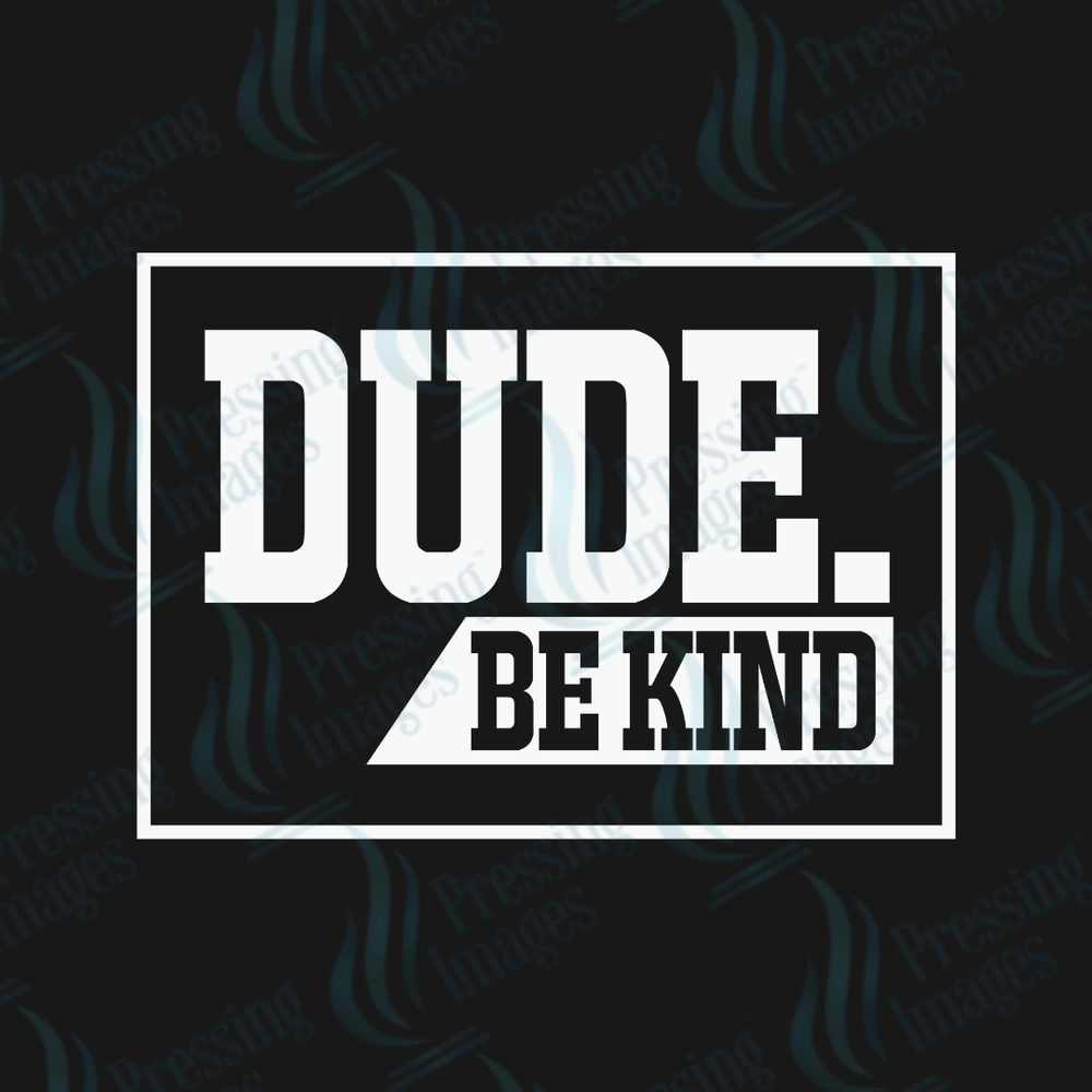 UVD 2031 Dude be kind - Pressing Images