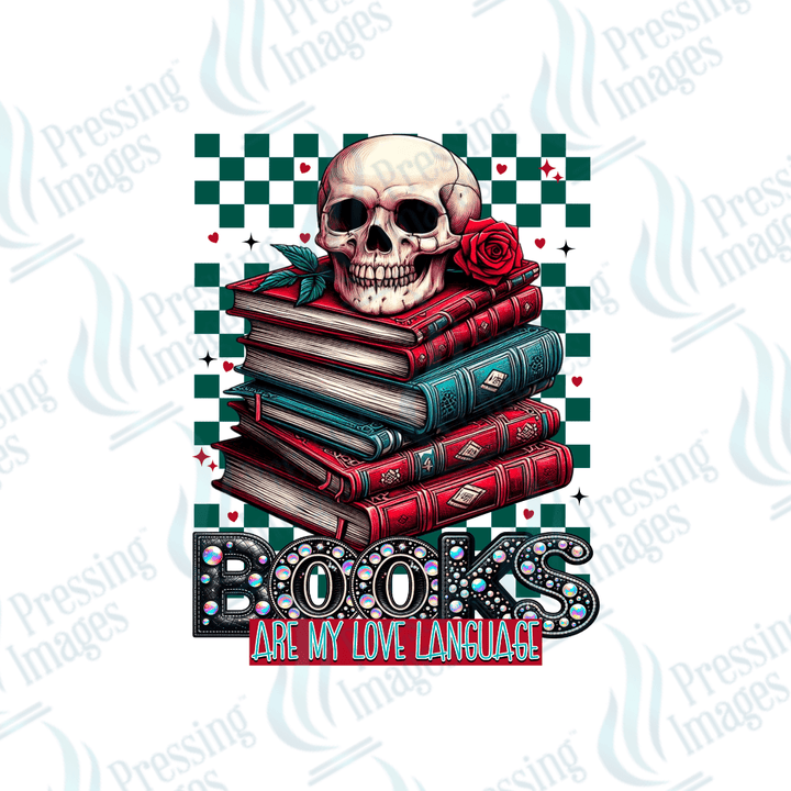 UVD 2038 Books are my love language - Pressing Images