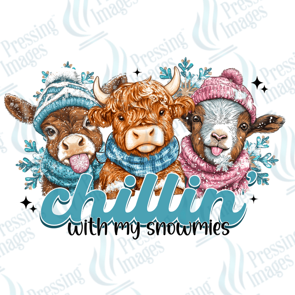 UVD 2040 Chillin with my snowmies - Pressing Images