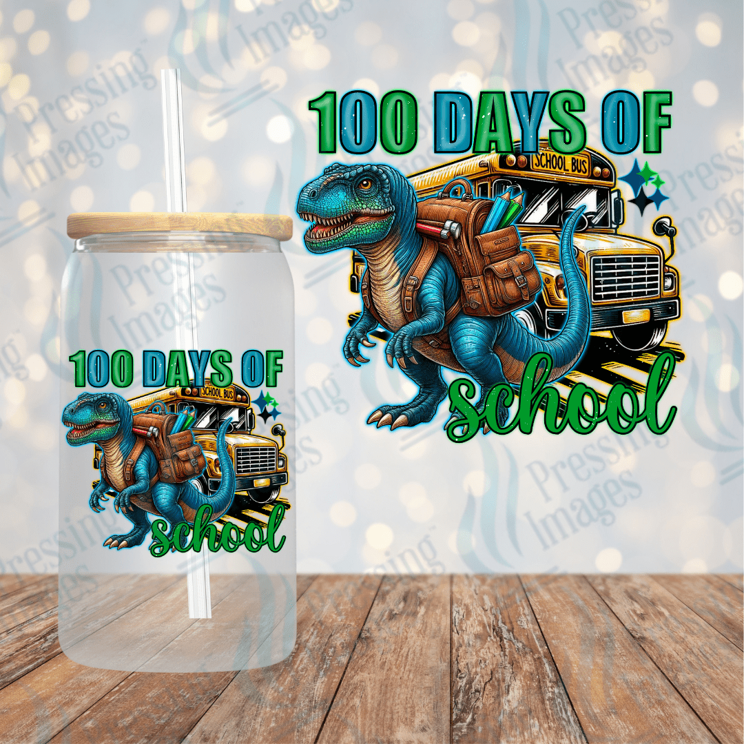 UVD 2042 100 Days of school dinosaur - Pressing Images