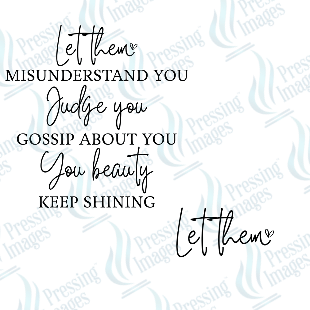 UVD 2055 Let them - Pressing Images