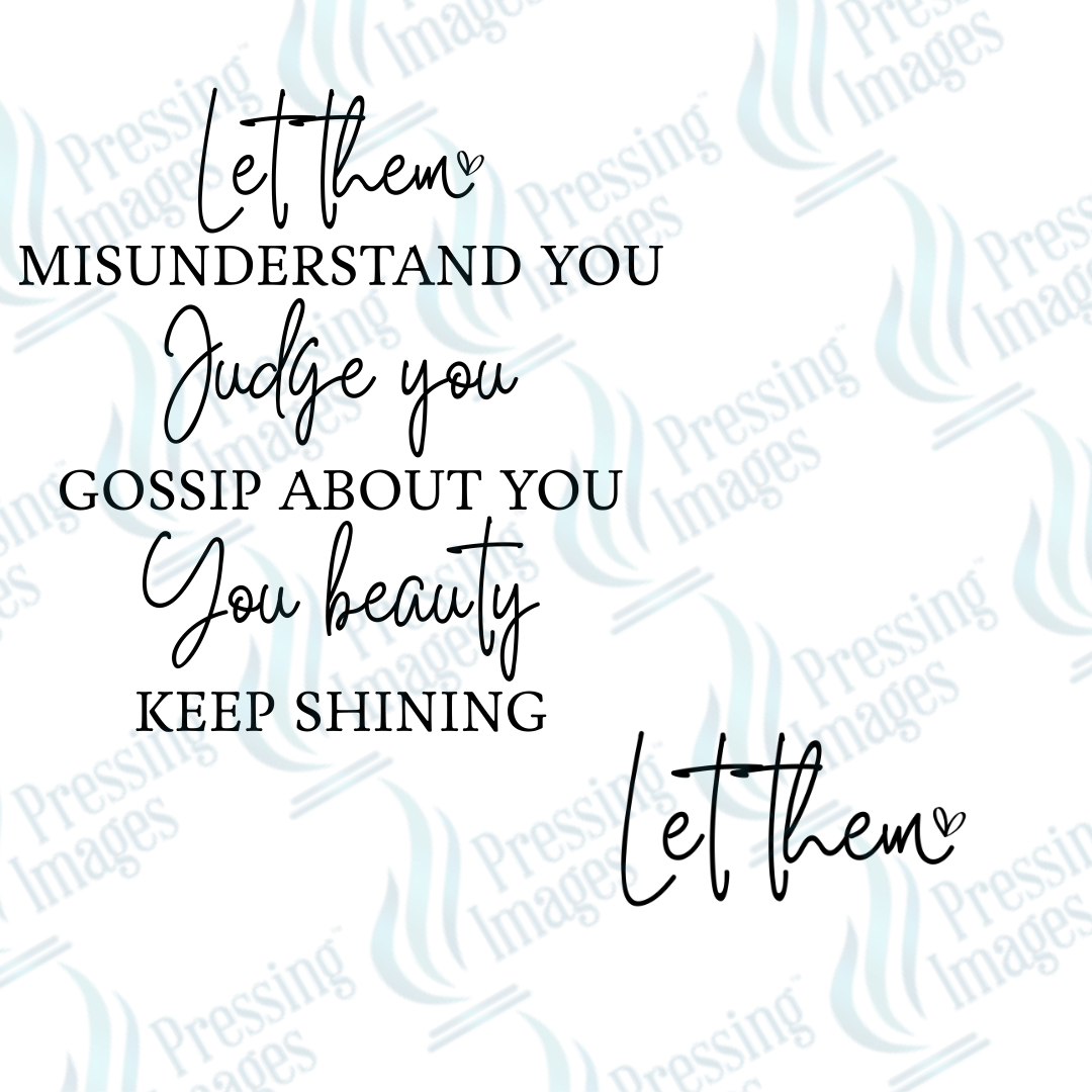 UVD 2055 Let them - Pressing Images