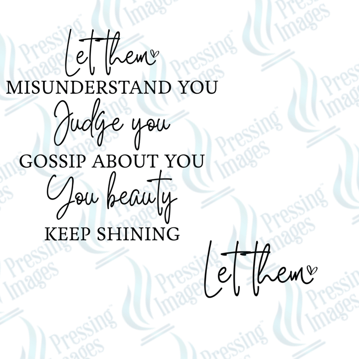 UVD 2055 Let them - Pressing Images