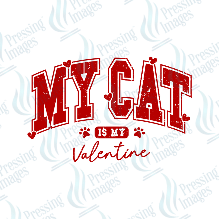 UVD 2078 My cat is my Valentine - Pressing Images