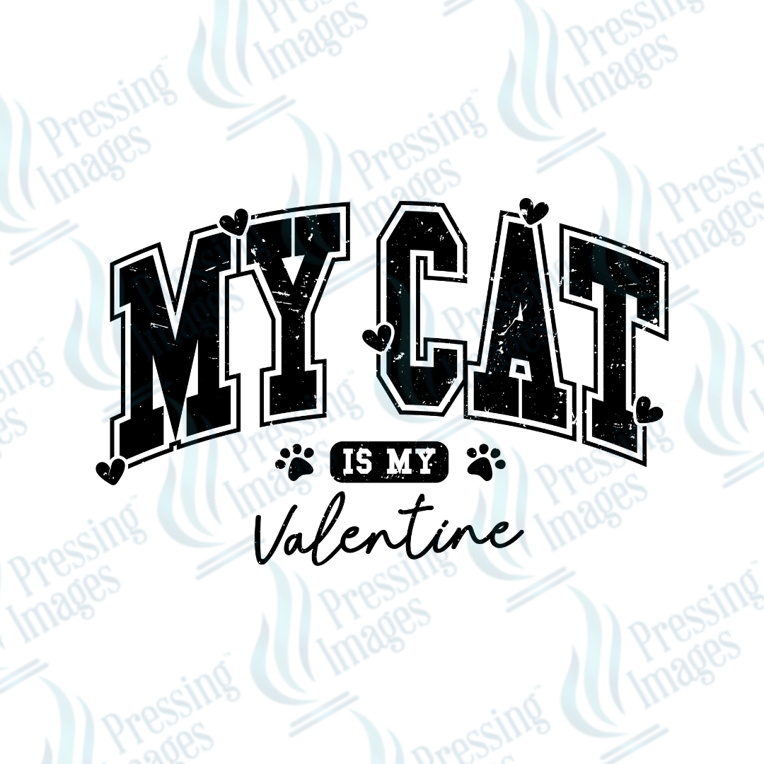 UVD 2078 My cat is my Valentine - Pressing Images
