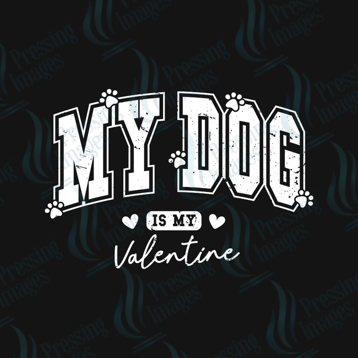 UVD 2079 My dog is my Valentine - Pressing Images