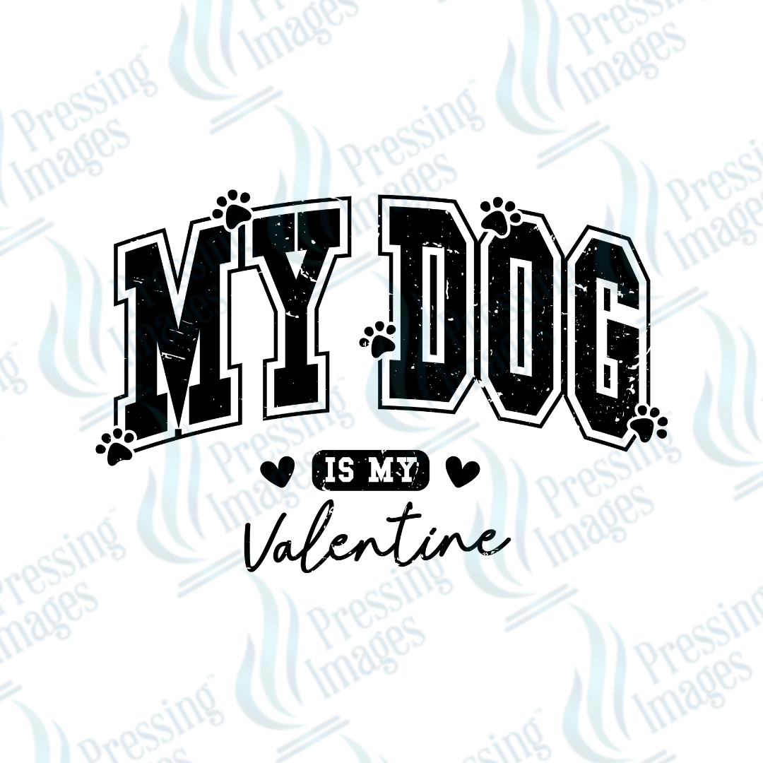 UVD 2079 My dog is my Valentine - Pressing Images