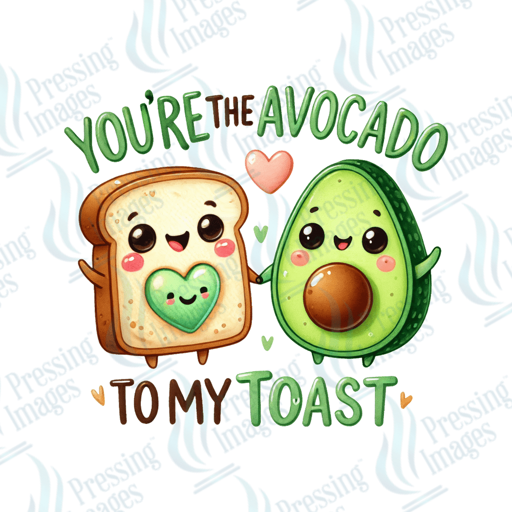 UVD 2088 You're the avocado to my toast - Pressing Images