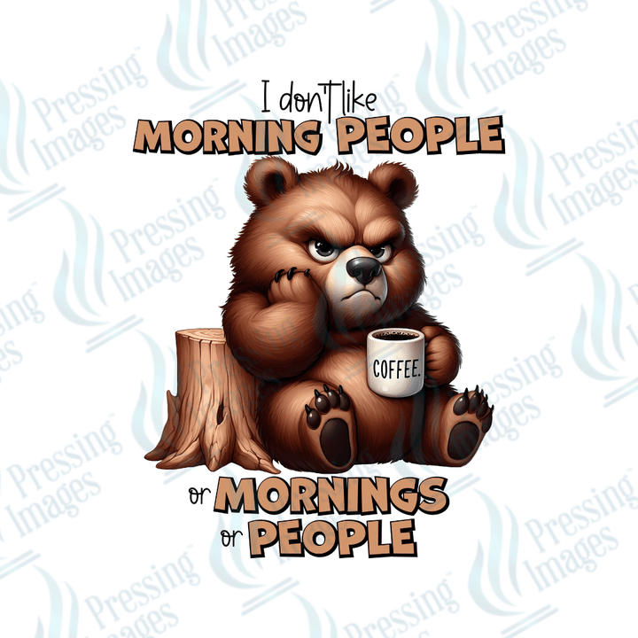 UVD 2114 Bear morning people - Pressing Images