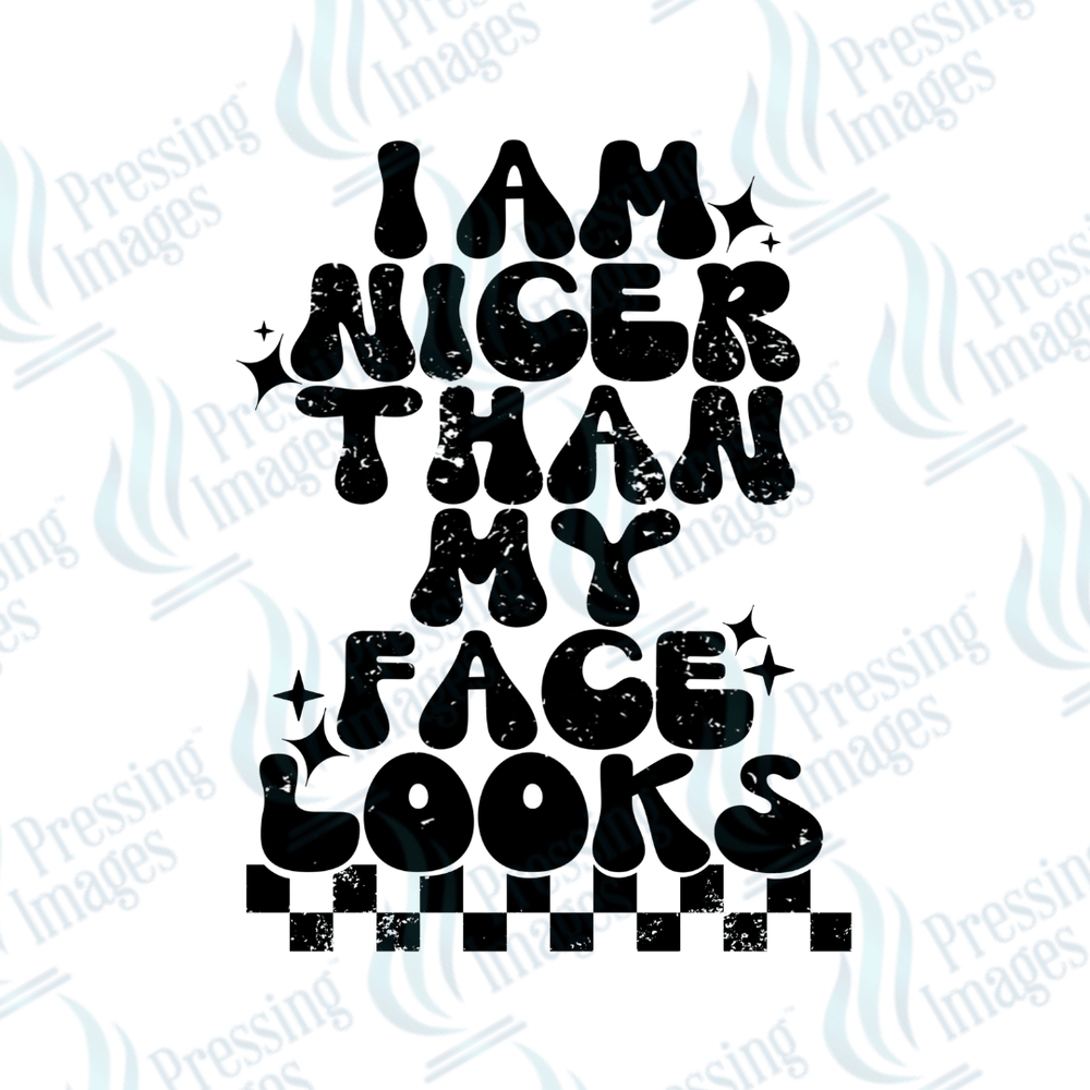UVD 2119 I am nicer than my face looks - Pressing Images
