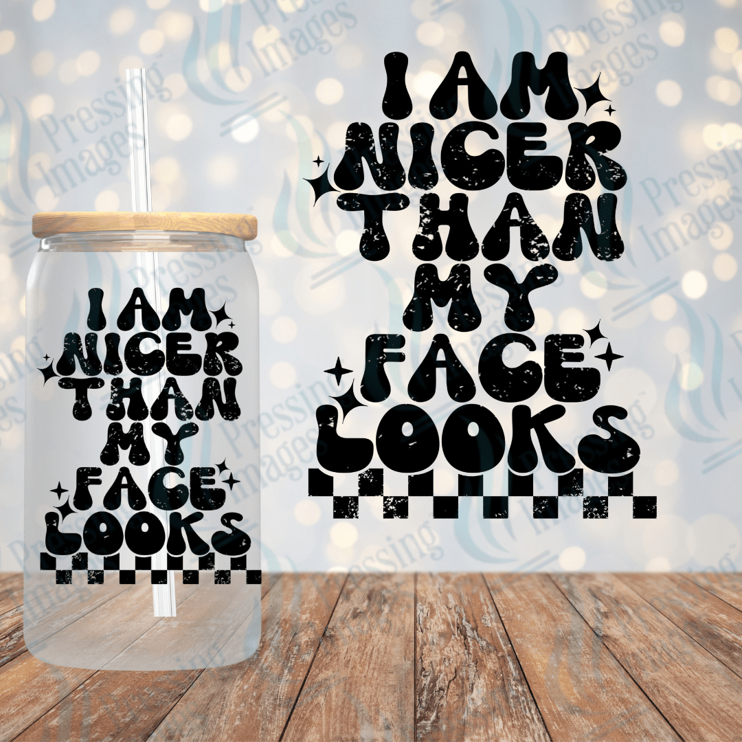 UVD 2119 I am nicer than my face looks - Pressing Images