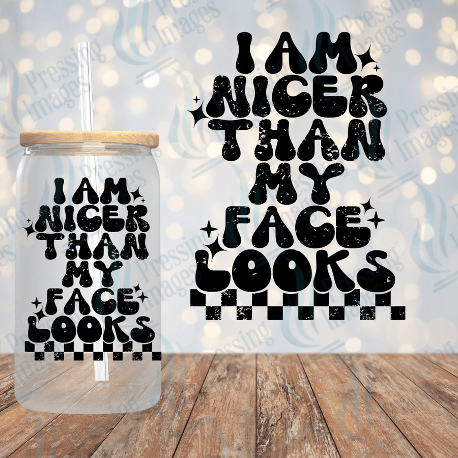 UVD 2119 I am nicer than my face looks - Pressing Images