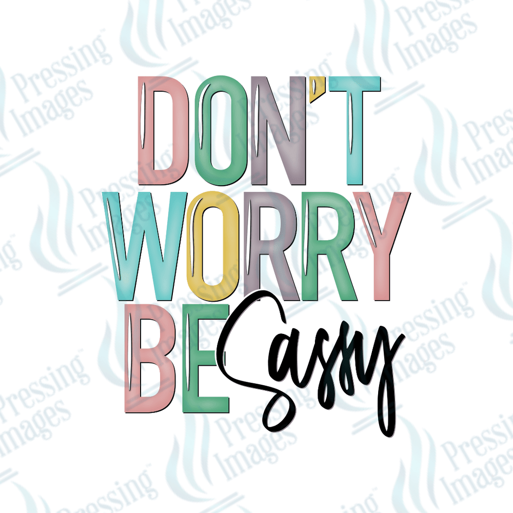 UVD 2127 Don't worry be sassy - Pressing Images
