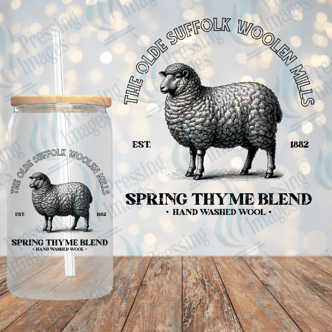 UVD 2145 Vintage Sheep - Pressing Images