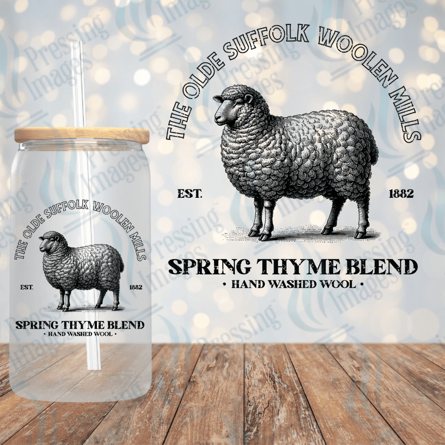 UVD 2145 Vintage Sheep - Pressing Images