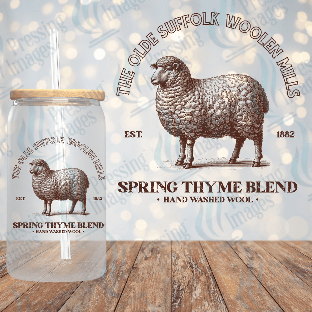 UVD 2145 Vintage Sheep - Pressing Images