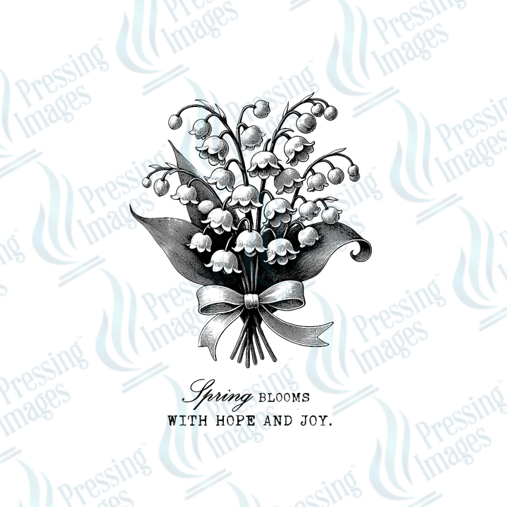 UVD 2146 Vintage Flowers - Pressing Images