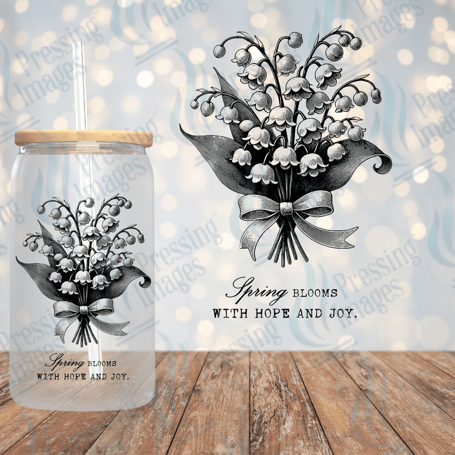 UVD 2146 Vintage Flowers - Pressing Images