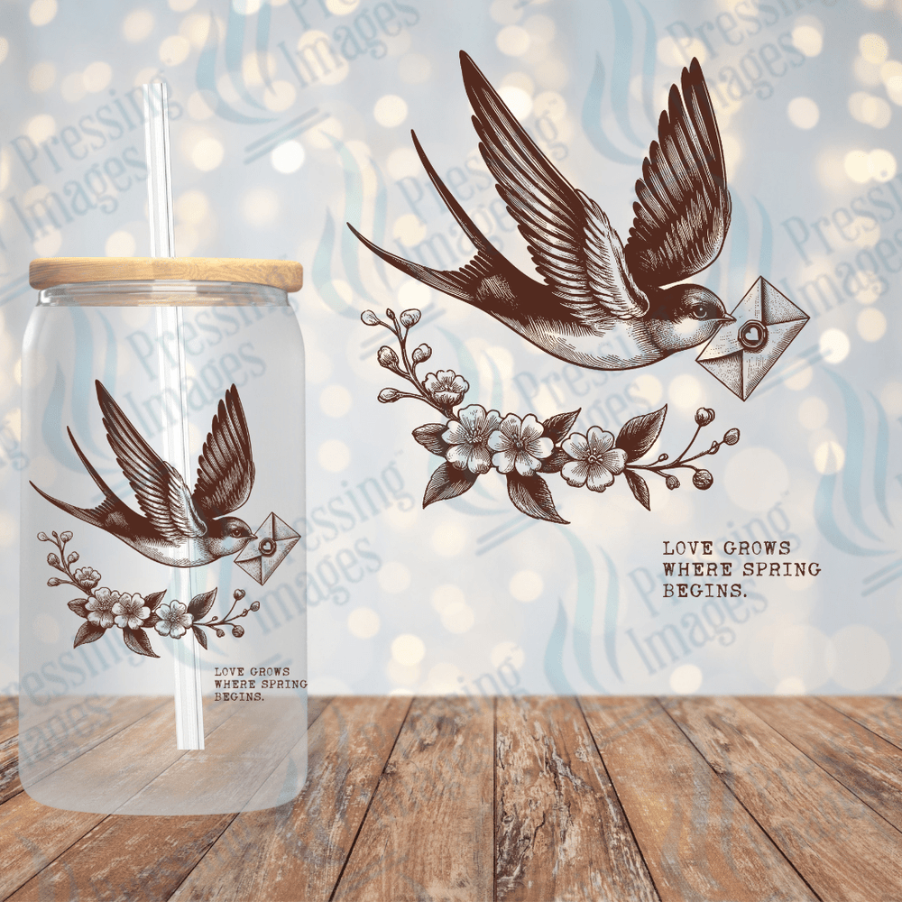 UVD 2147 Vintage Bird - Pressing Images