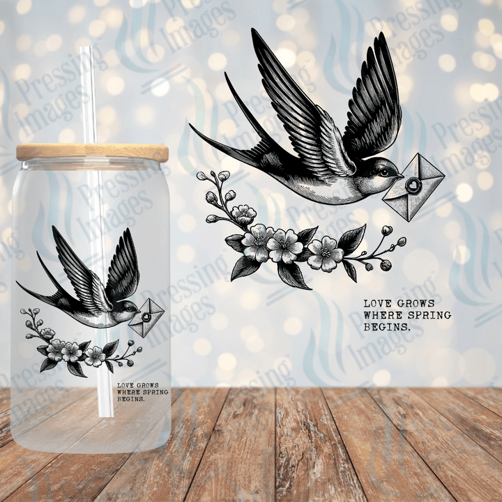 UVD 2147 Vintage Bird - Pressing Images