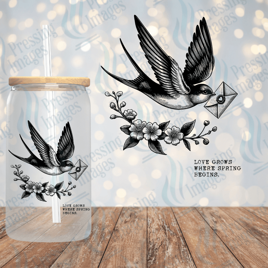 UVD 2147 Vintage Bird - Pressing Images