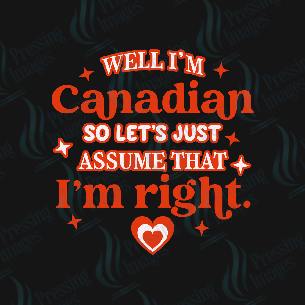 UVD 2167 Well I'm Canadian - Pressing Images