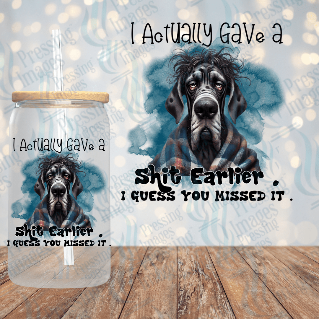 UVD 2186 I Actually Gave Shit Earlier - Pressing Images