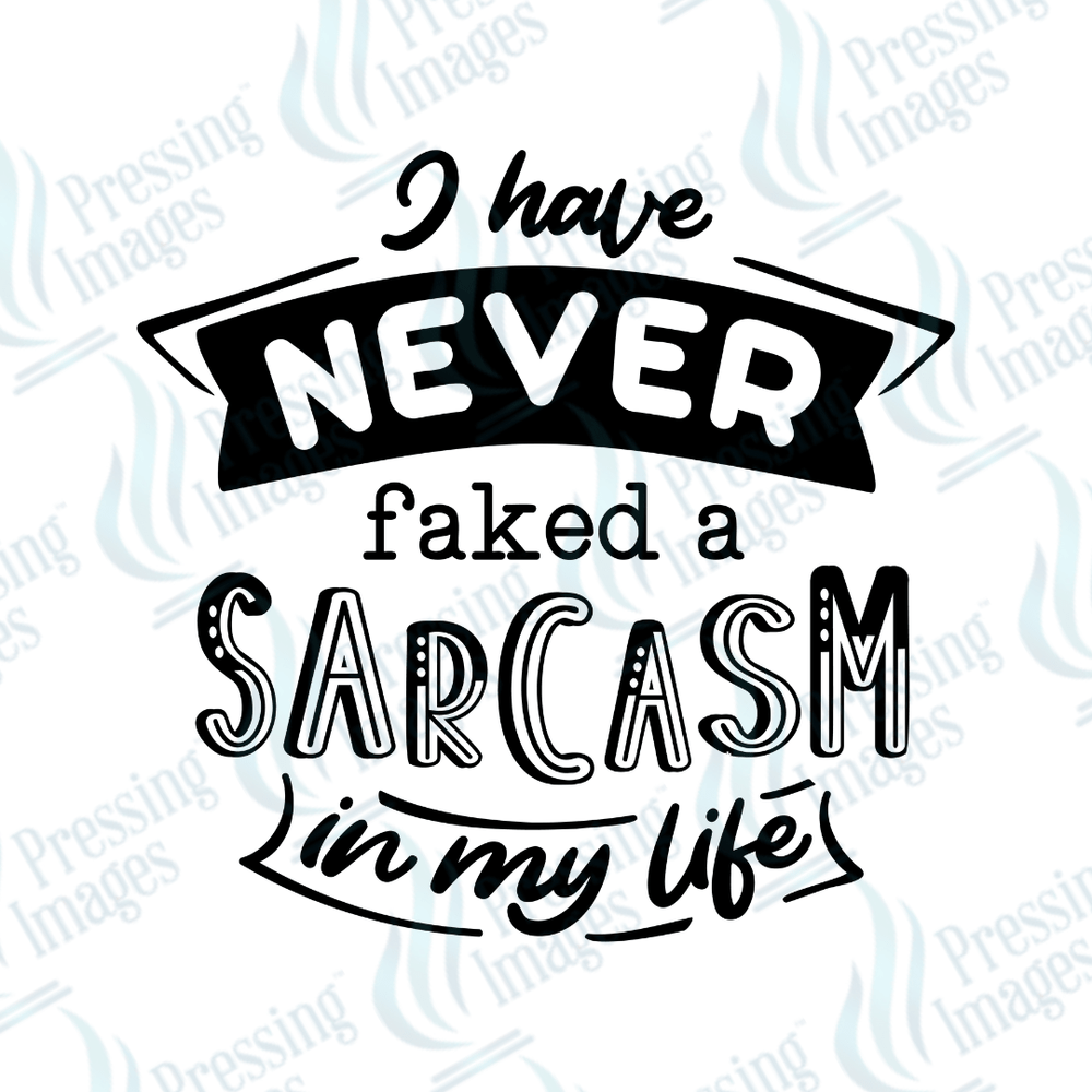 UVD 2193 Never Faked A Sarcasm - Pressing Images