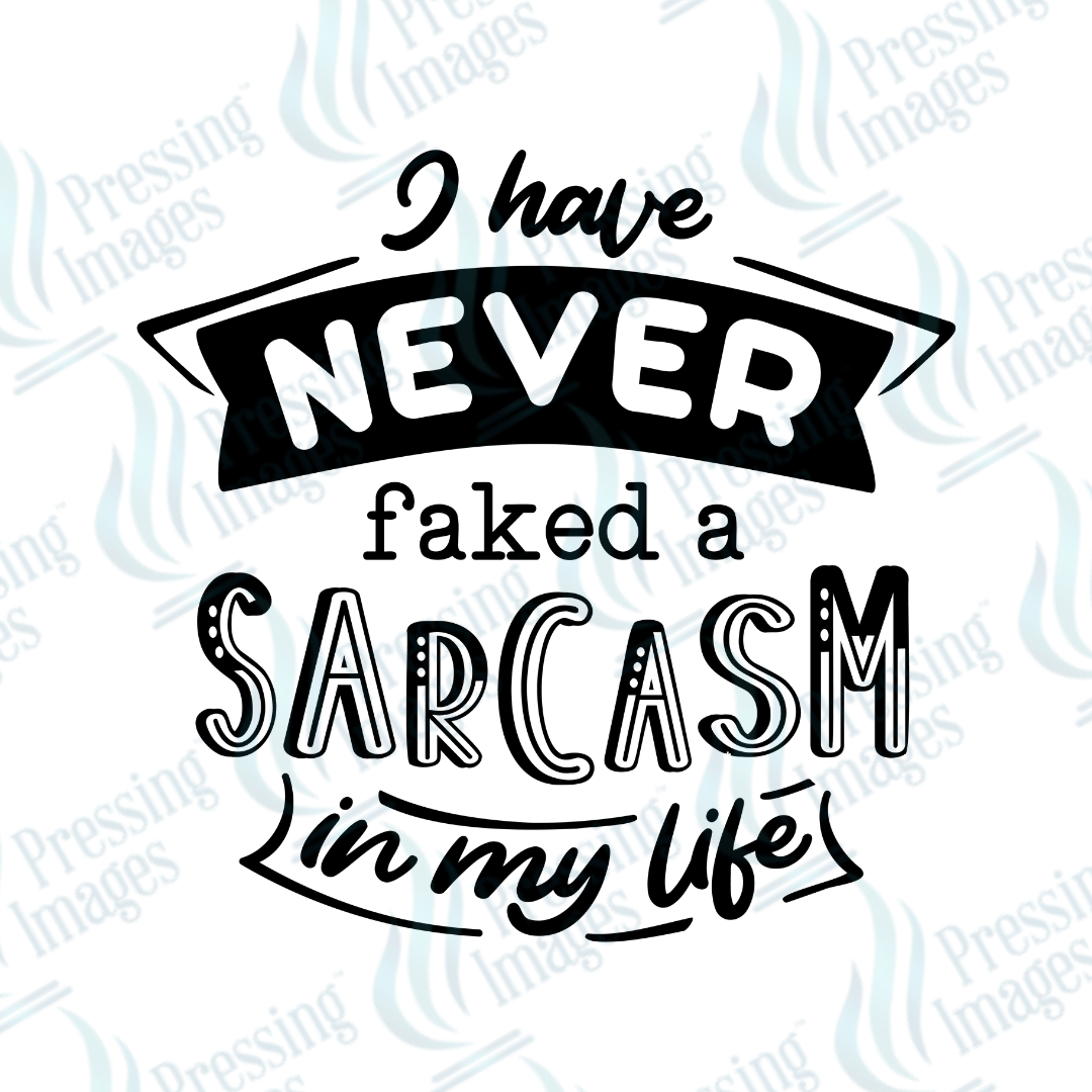 UVD 2193 Never Faked A Sarcasm - Pressing Images