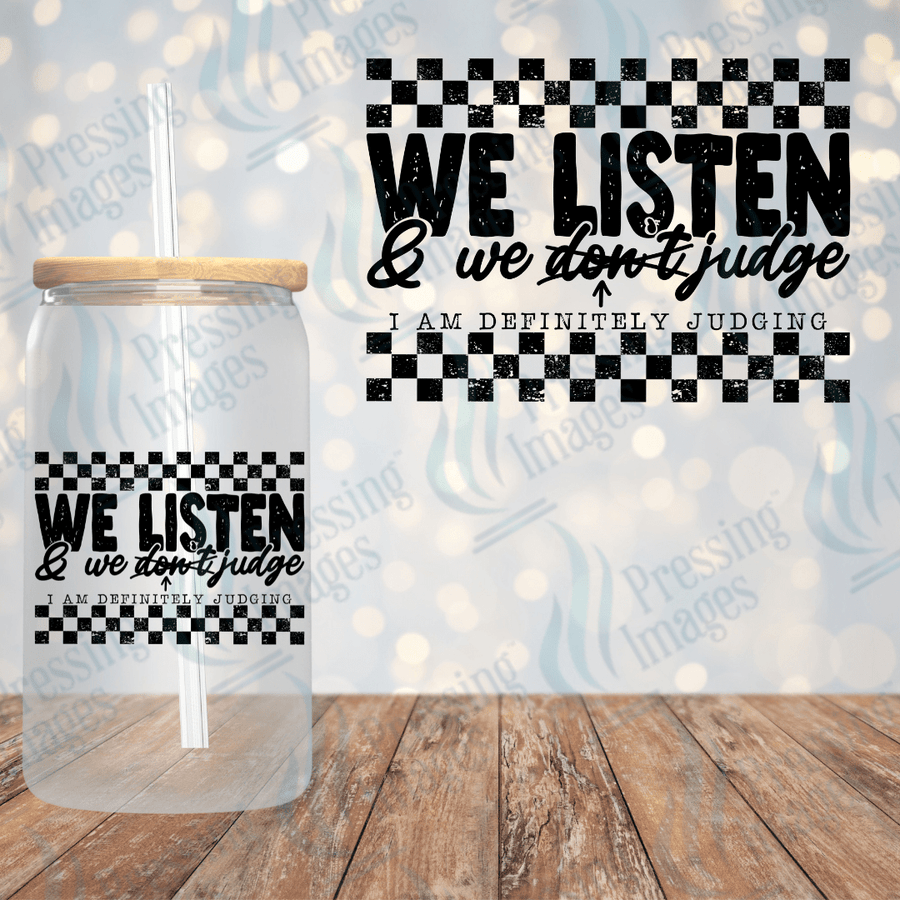 UVD 2207 We Listen - Pressing Images