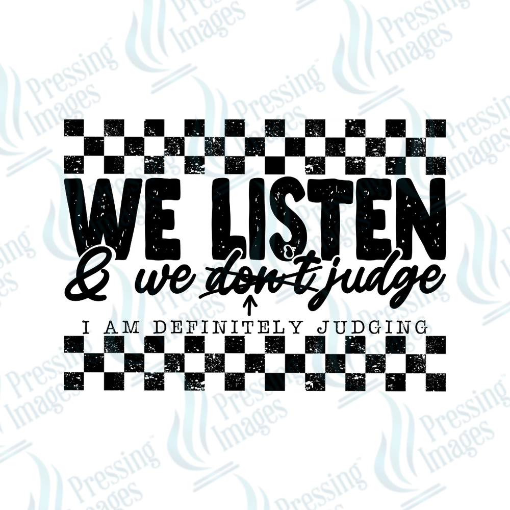 UVD 2207 We Listen - Pressing Images