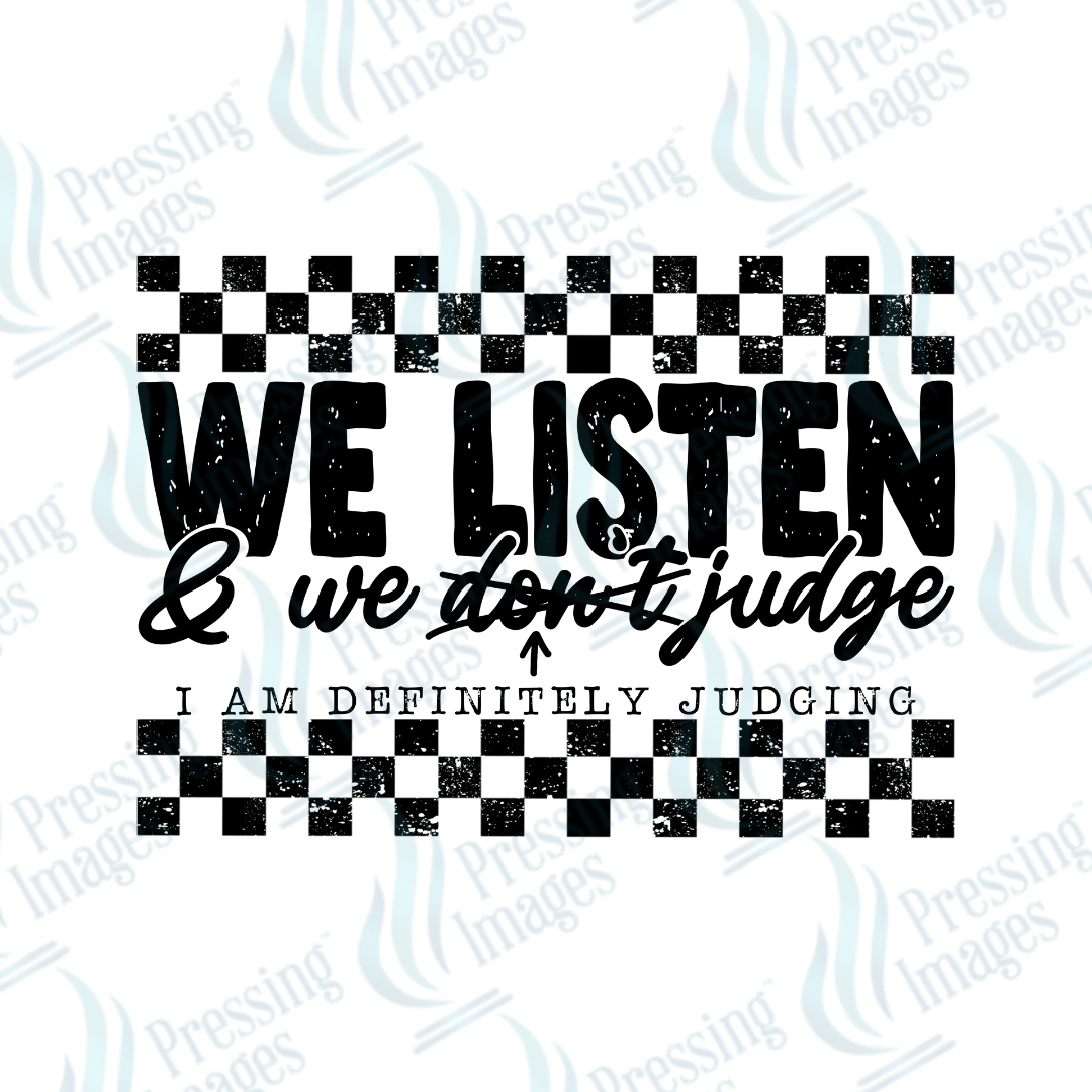 UVD 2207 We Listen - Pressing Images