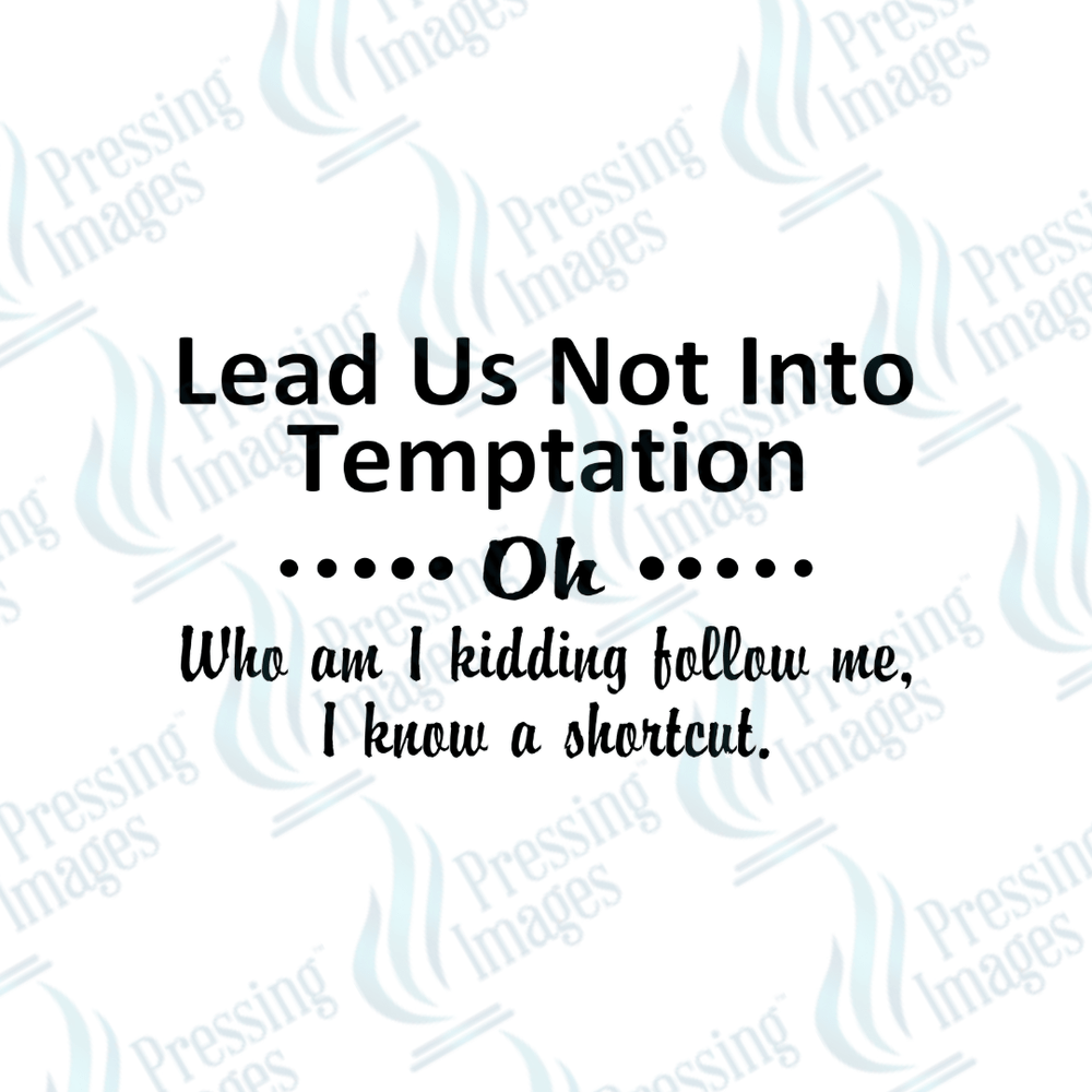 UVD 2210 Lead Us Not Into Temptation - Pressing Images