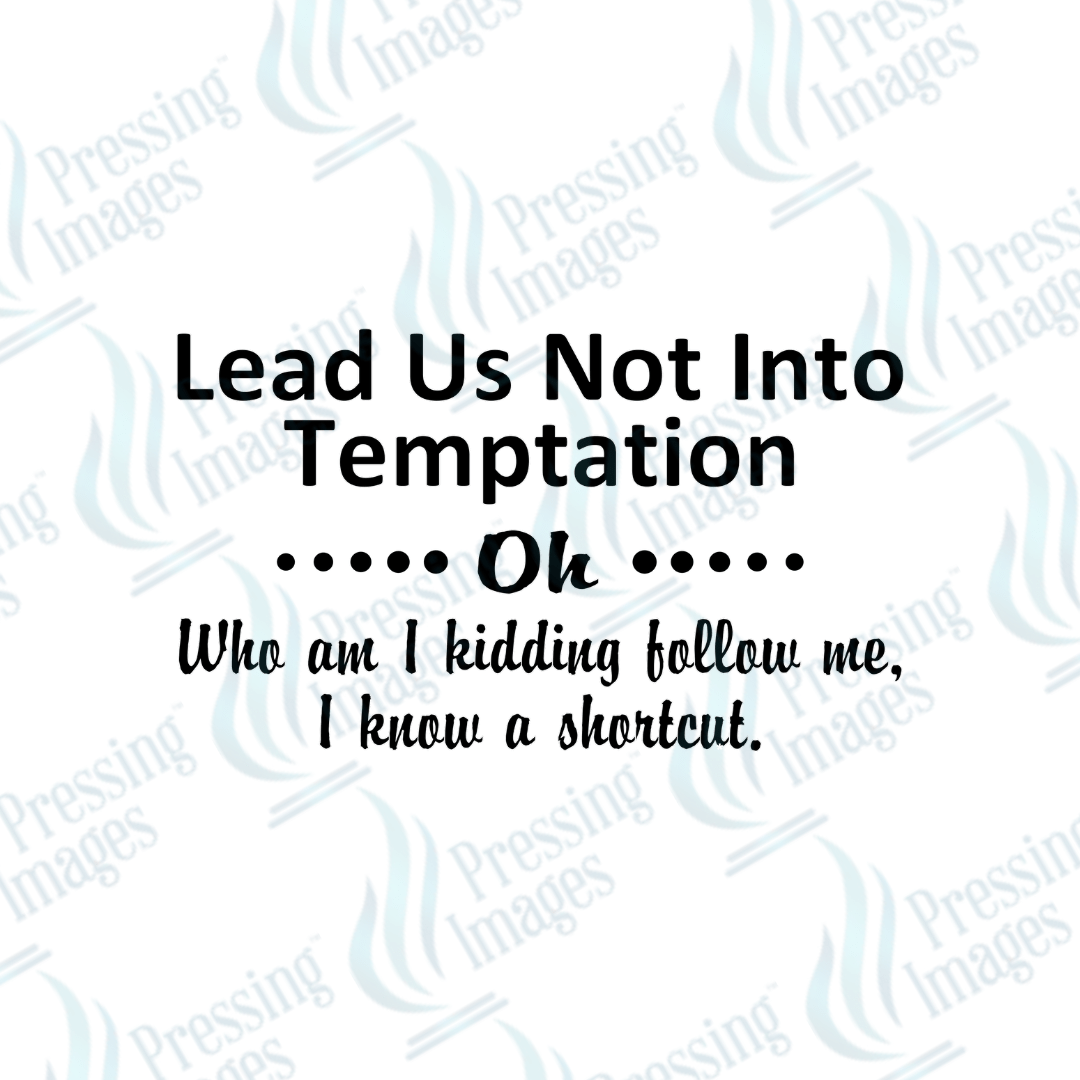 UVD 2210 Lead Us Not Into Temptation - Pressing Images