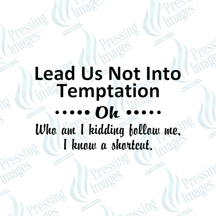 UVD 2210 Lead Us Not Into Temptation - Pressing Images