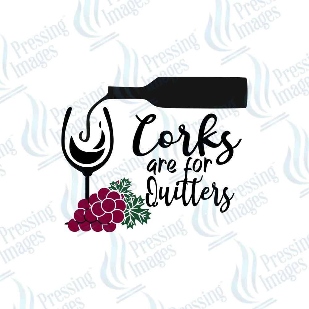 UVD 2212 Corks Are For Quitters - Pressing Images