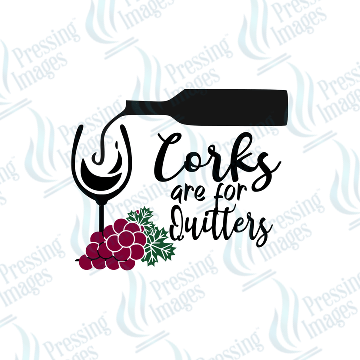 UVD 2212 Corks Are For Quitters - Pressing Images