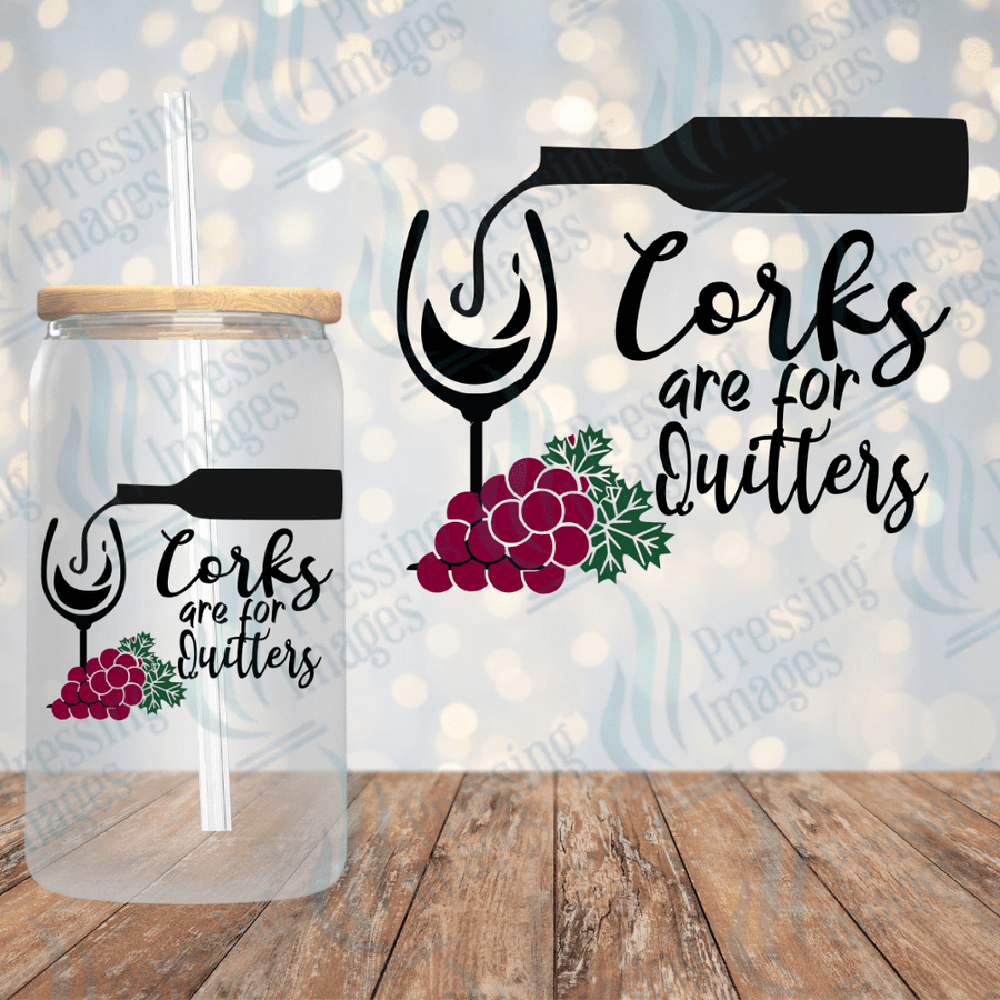 UVD 2212 Corks Are For Quitters - Pressing Images