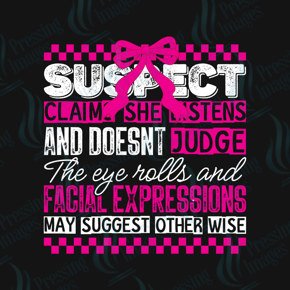 UVD 2221 Suspect - Pressing Images