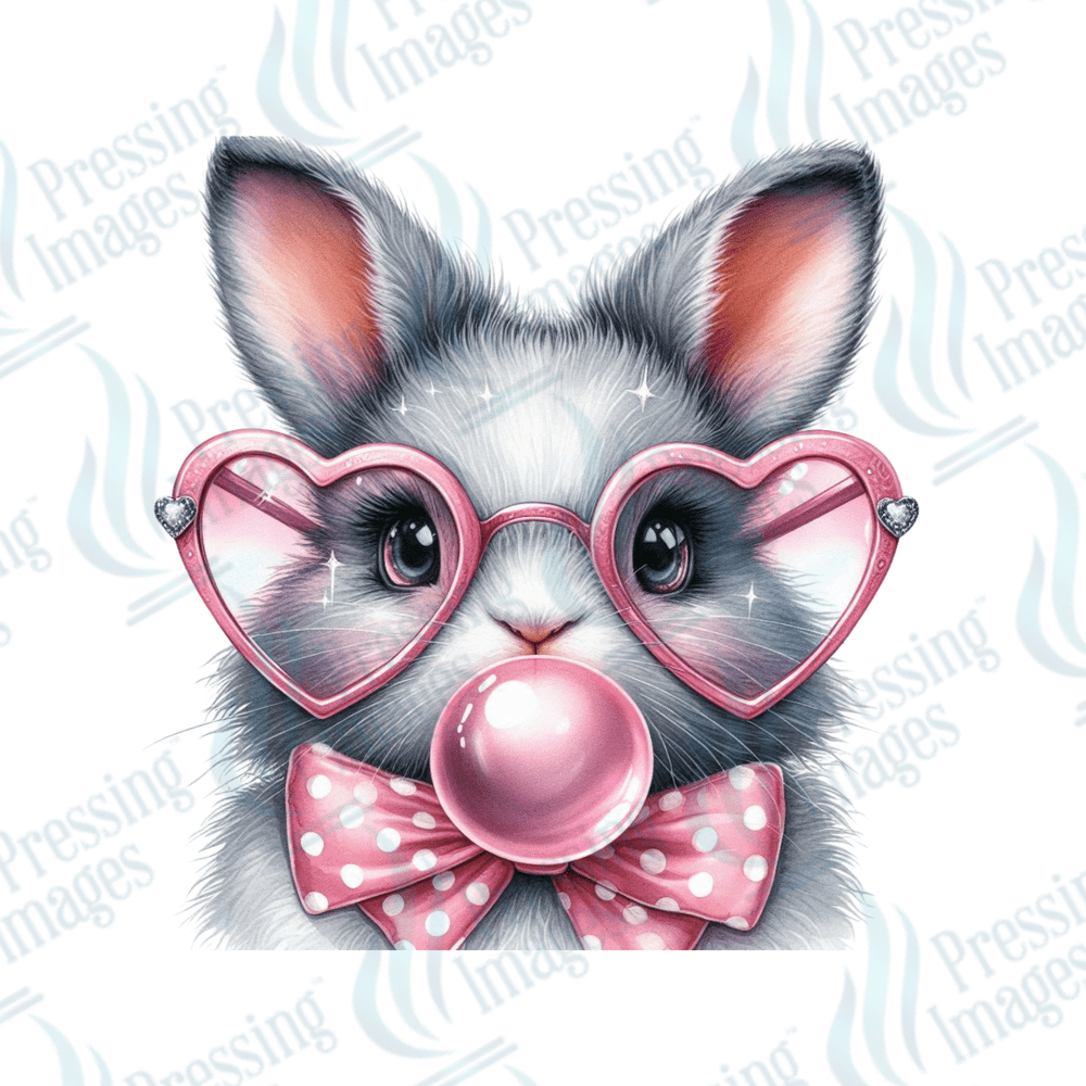 UVD 2226 Bunny Heart Glasses - Pressing Images