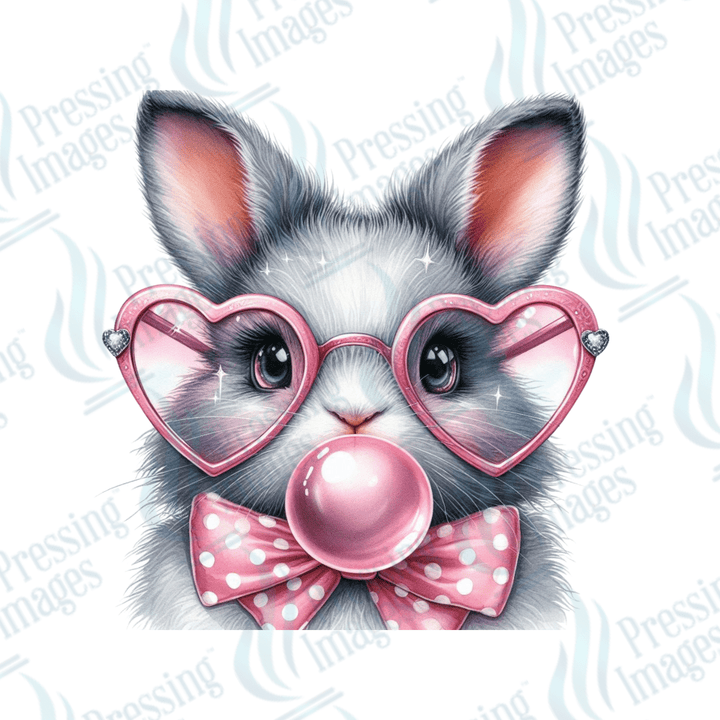 UVD 2226 Bunny Heart Glasses - Pressing Images