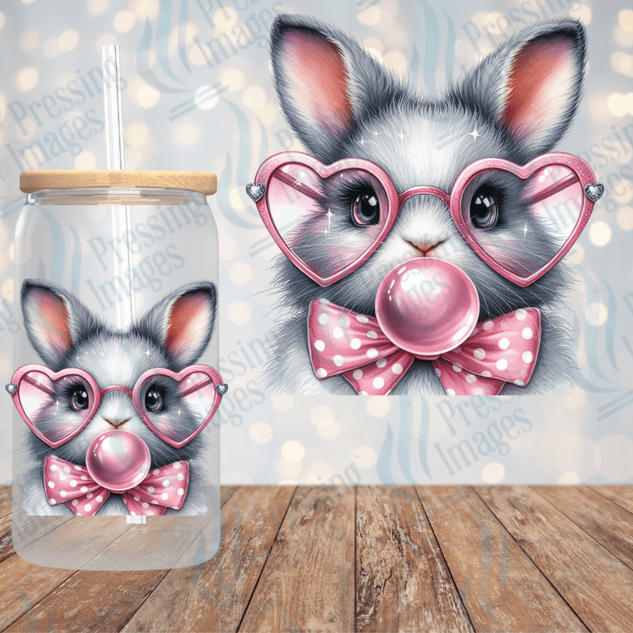 UVD 2226 Bunny Heart Glasses - Pressing Images