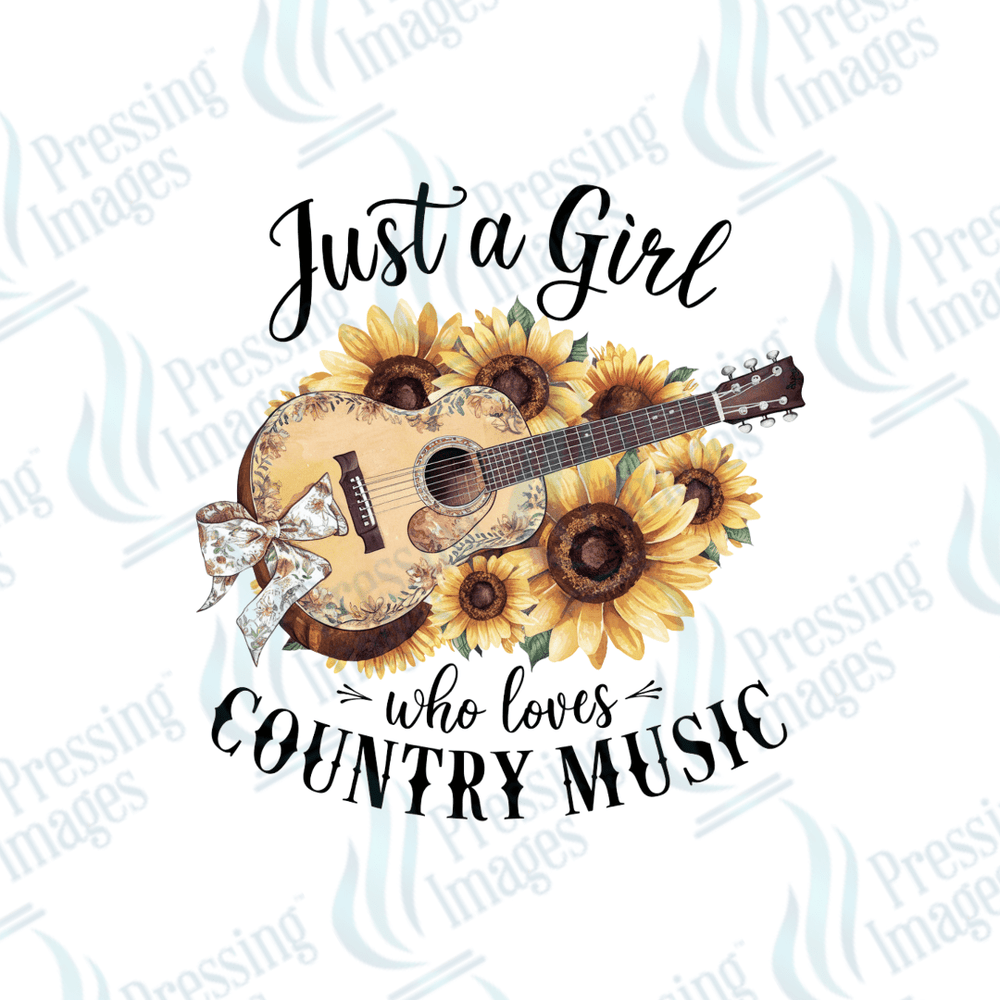 UVD 2229 Just a Girl Who Loves Country Music - Pressing Images