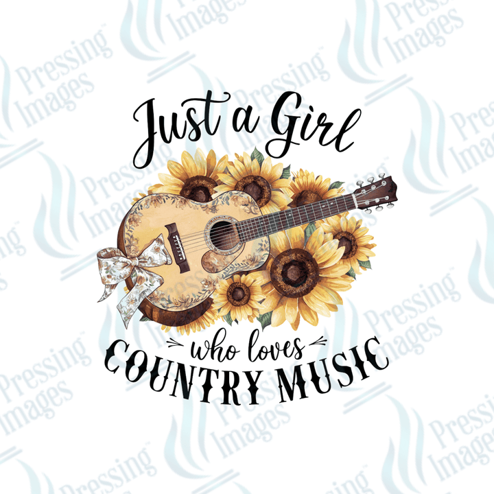 UVD 2229 Just a Girl Who Loves Country Music - Pressing Images